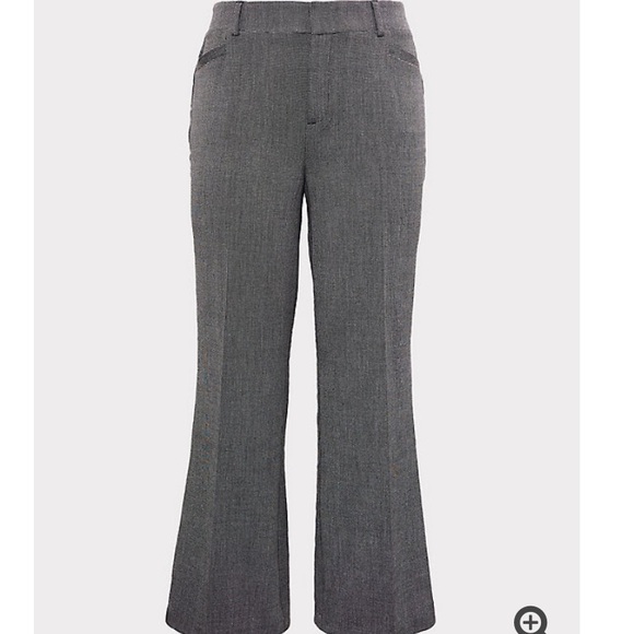 BNWT Torrid Grey Structured Trousers sz18R - Picture 3 of 8